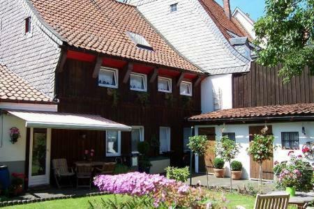 Altes Tageloehnerhaus Von 1510 Mit Garten Und Parkplatz Γκόσλαρ Εξωτερικό φωτογραφία