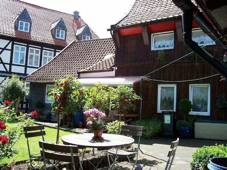 Altes Tageloehnerhaus Von 1510 Mit Garten Und Parkplatz Γκόσλαρ Εξωτερικό φωτογραφία